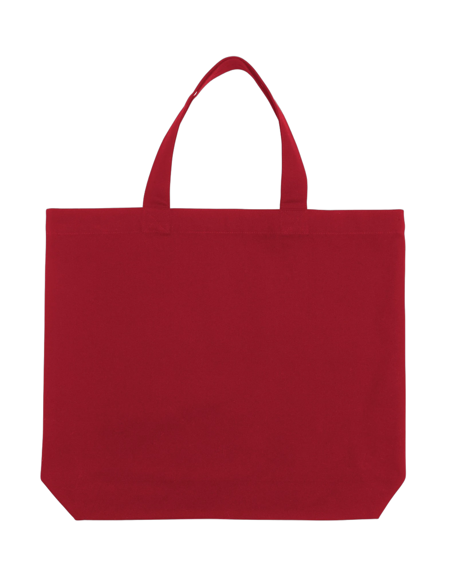 Cottover Tote Bag Heavy Large handlenett i rød, forfra