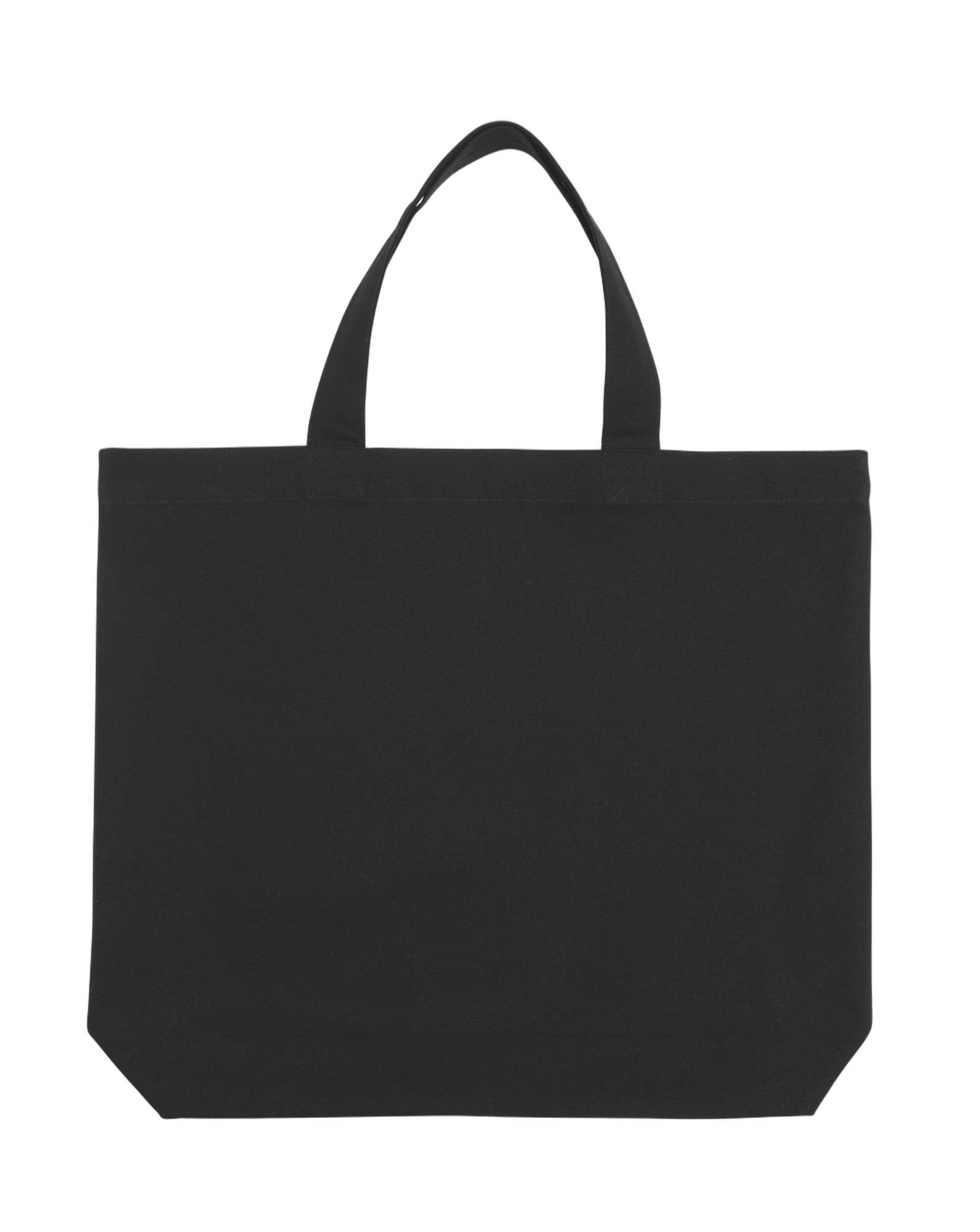 Cottover Tote Bag Heavy Large handlenett i svart, forfra